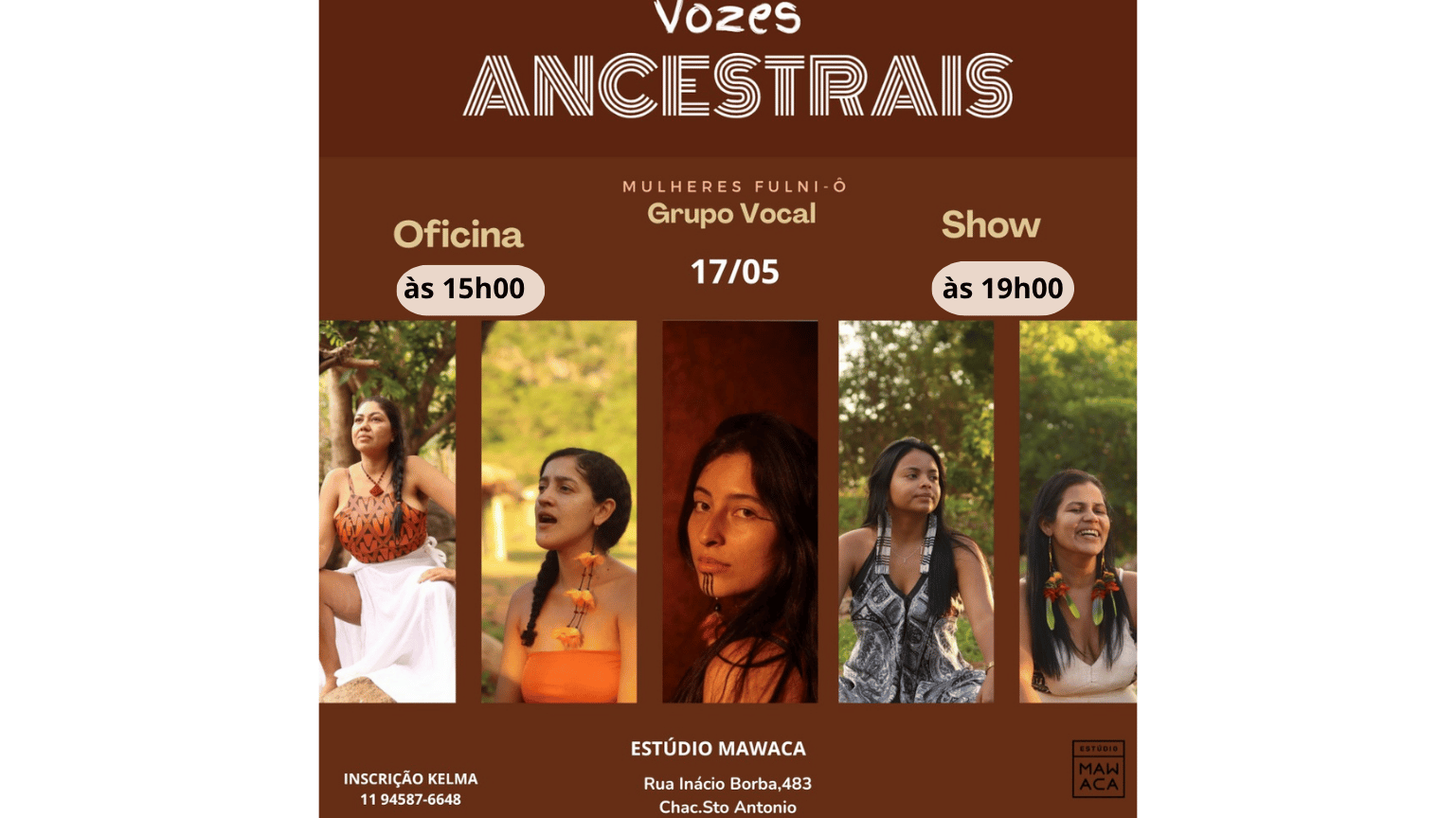 Vozes Ancestrais – Oficina e Show do Grupo Vocal de Mulheres Fulni-ô