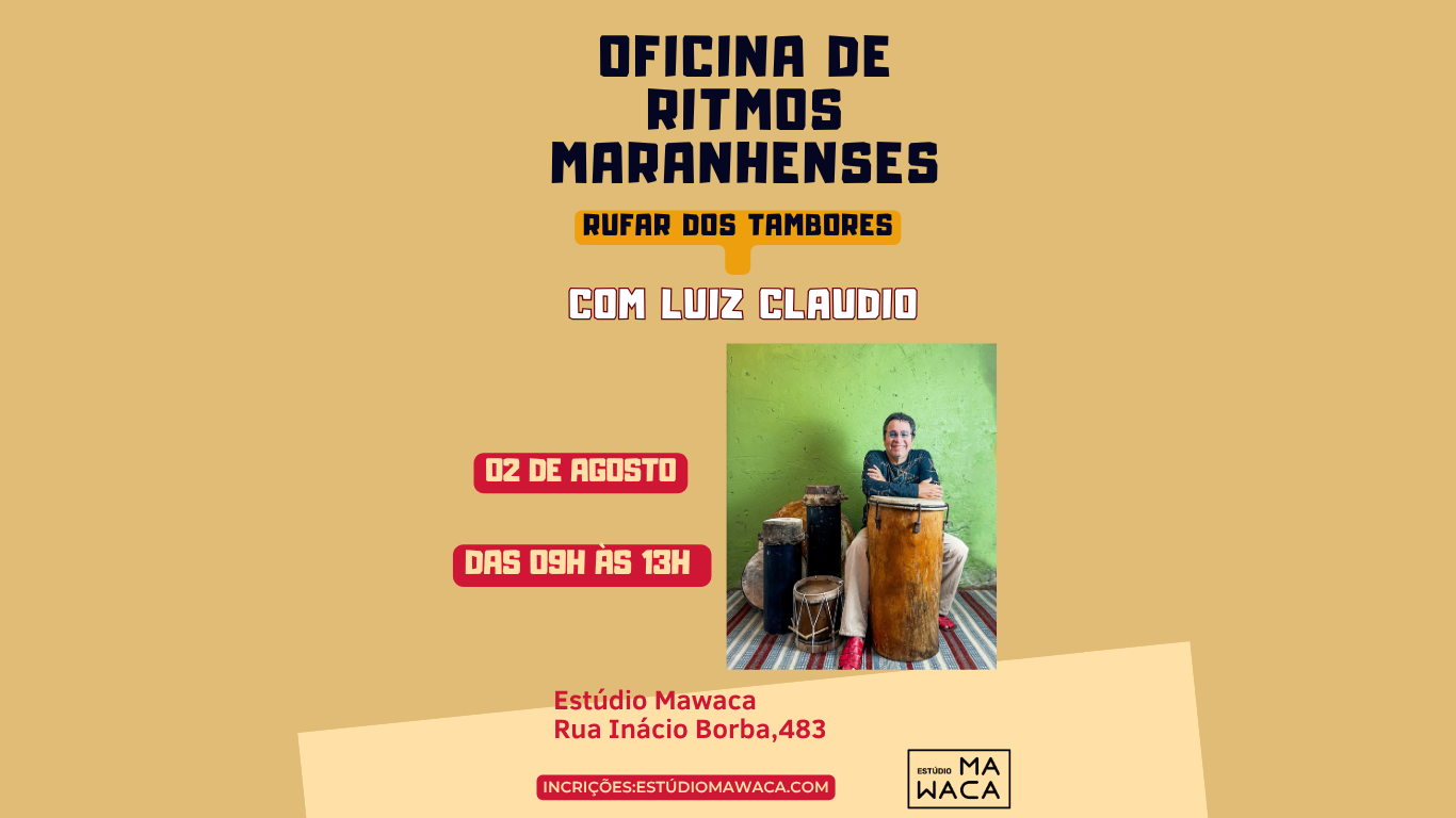 Oficina de Ritmos Maranhenses com Luiz Claudio